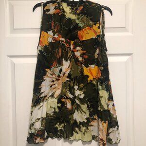 Melissa Paige Women's Sleeveless Floral Top size Large